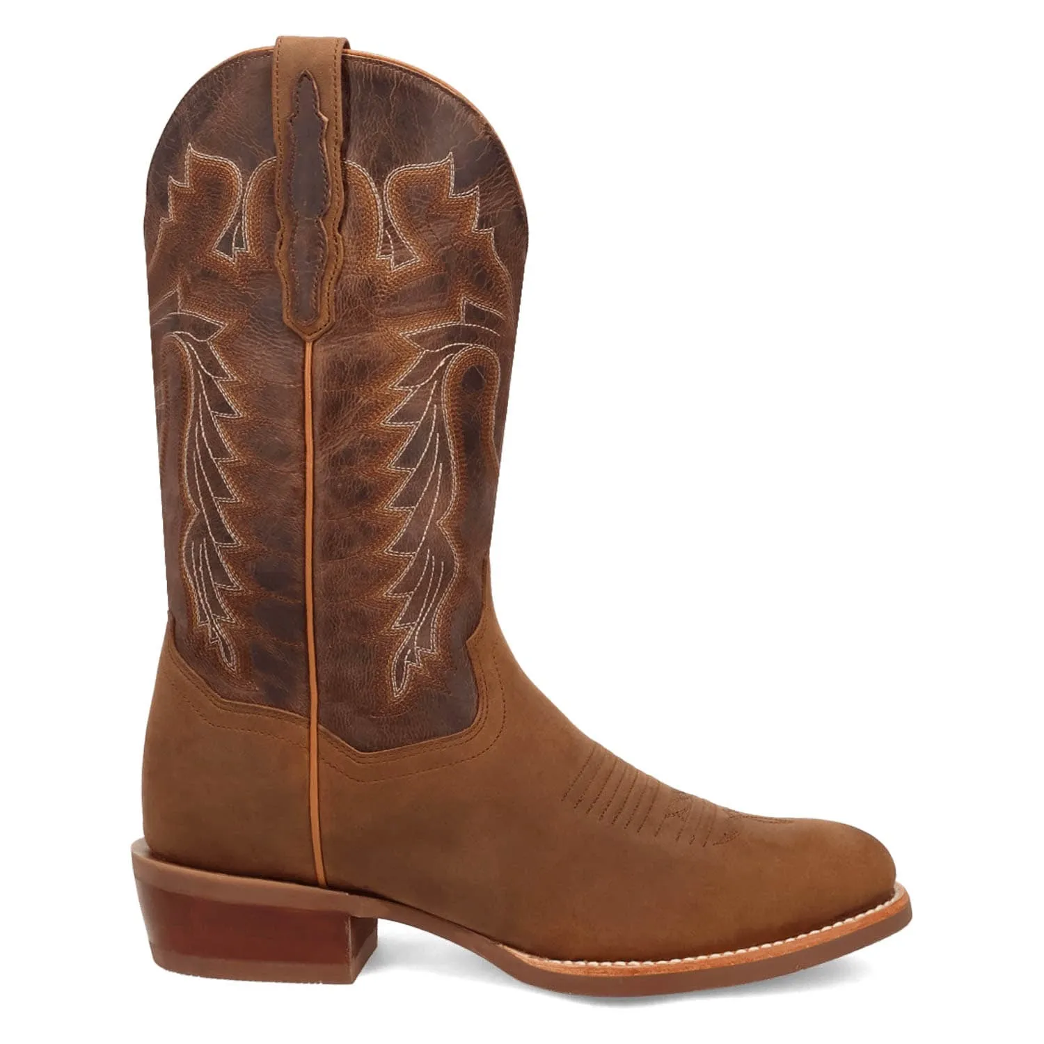 Dan Post Mens Neeley Tan/Brown Leather Cowboy Boots