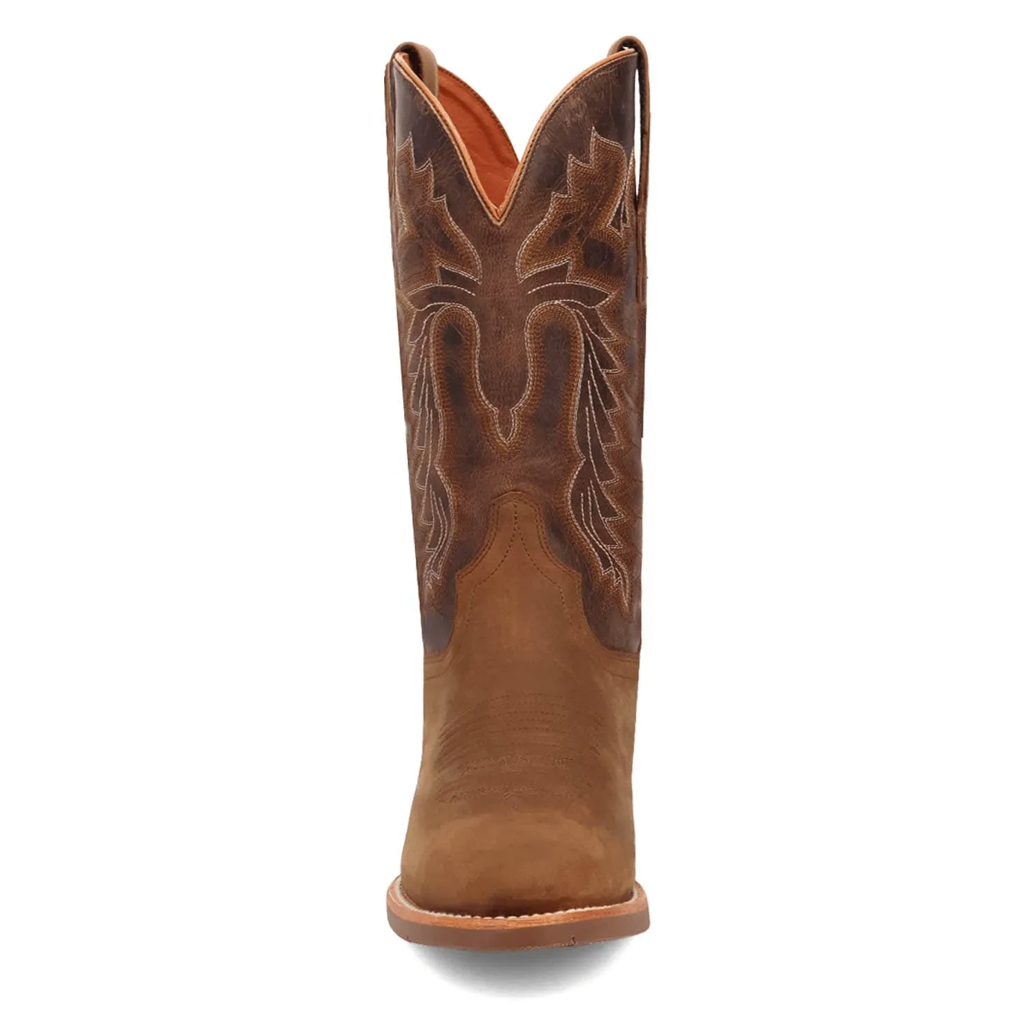 Dan Post Mens Neeley Tan/Brown Leather Cowboy Boots