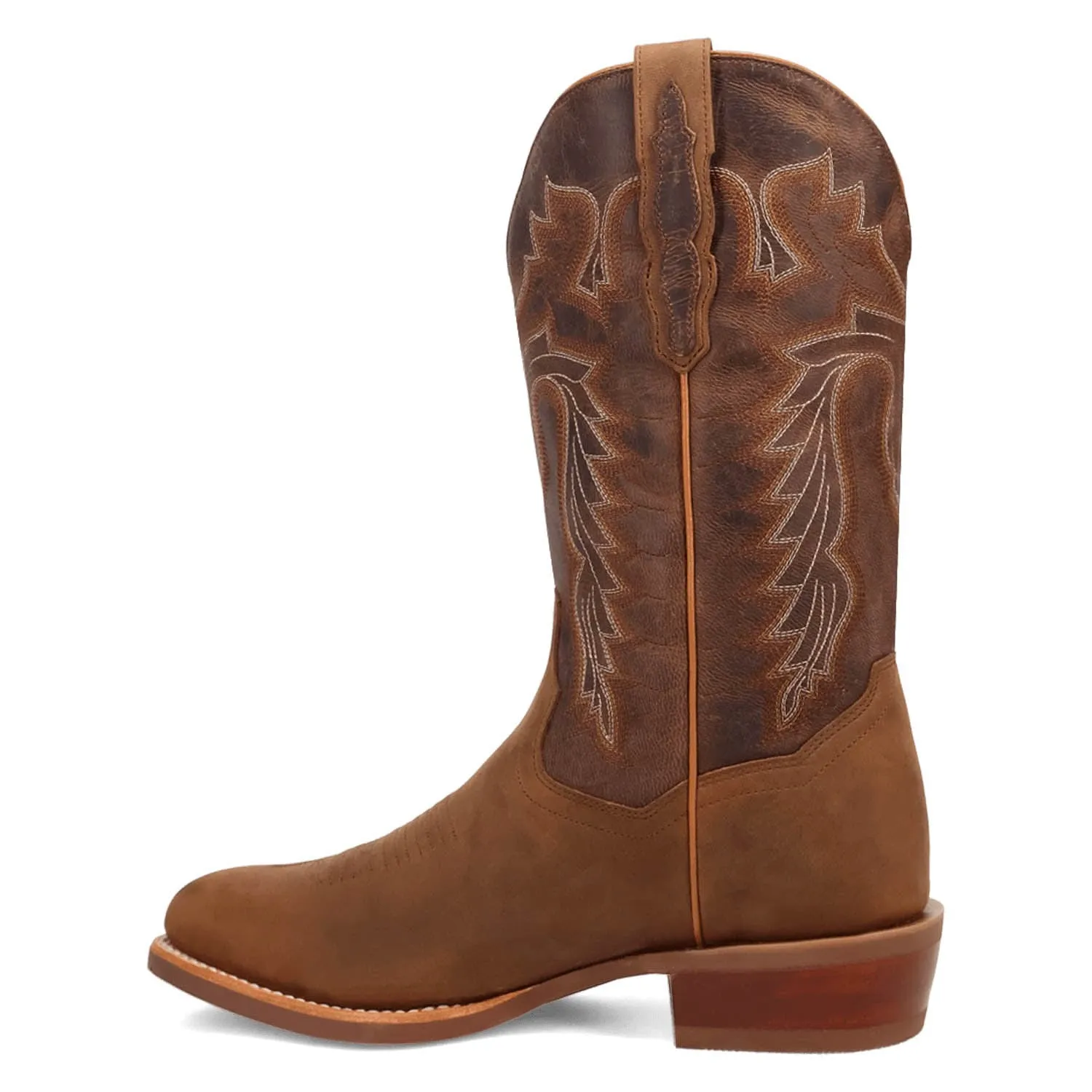 Dan Post Mens Neeley Tan/Brown Leather Cowboy Boots