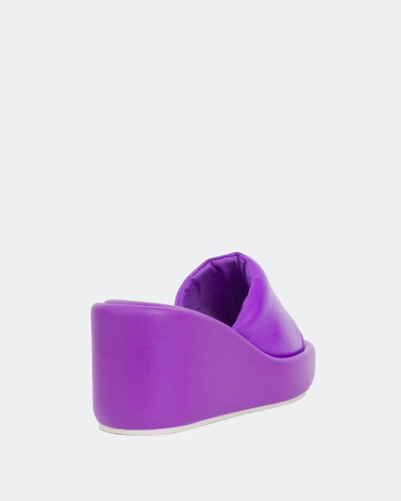 Dolores Purple Leather