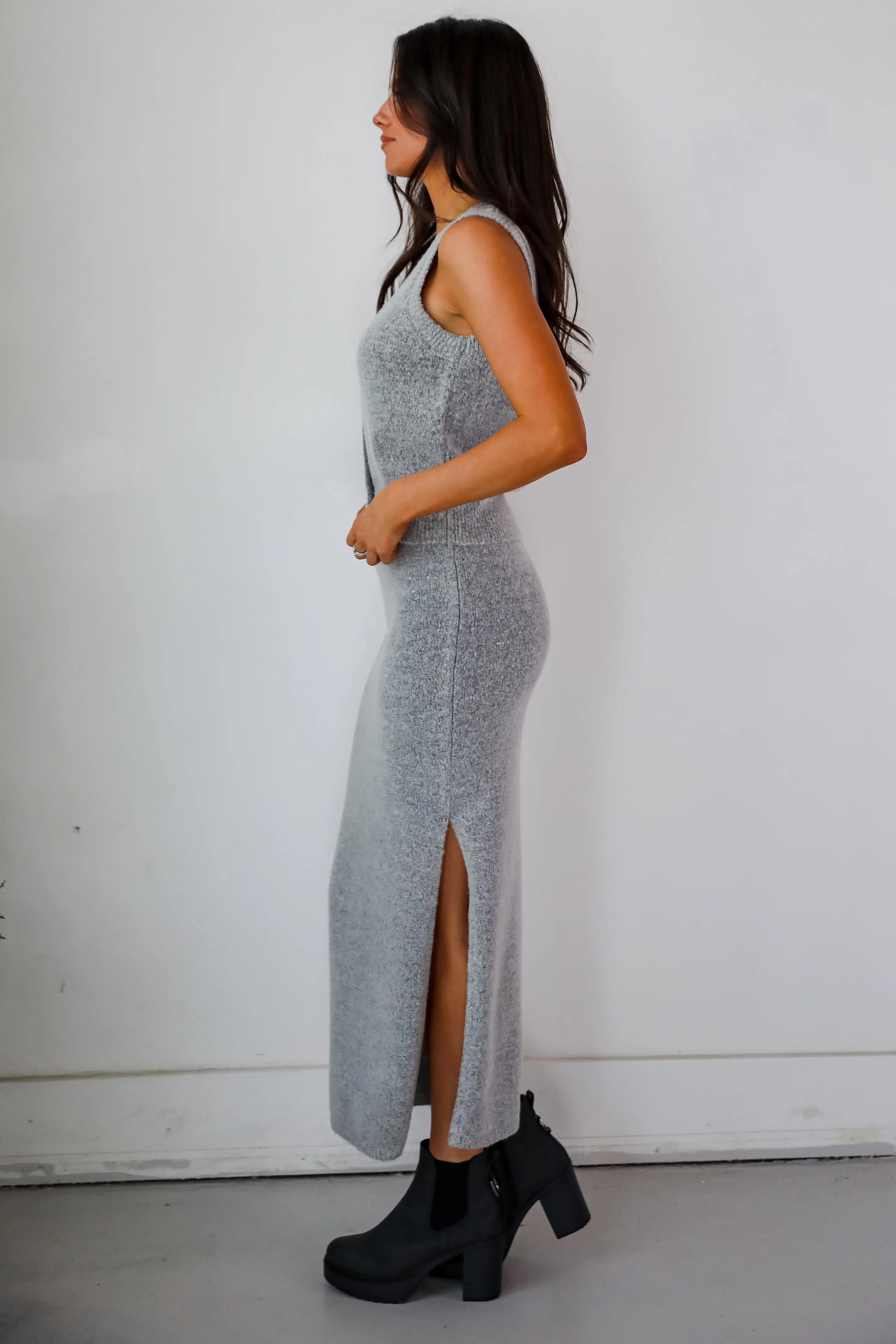 FINAL SALE - Cozy Choice Sweater Maxi Skirt - DOORBUSTER