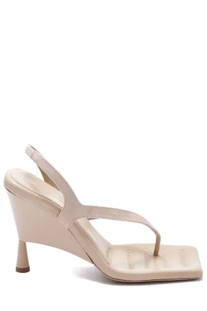 GIA BORGHINI Square Toe Heeled Sandals