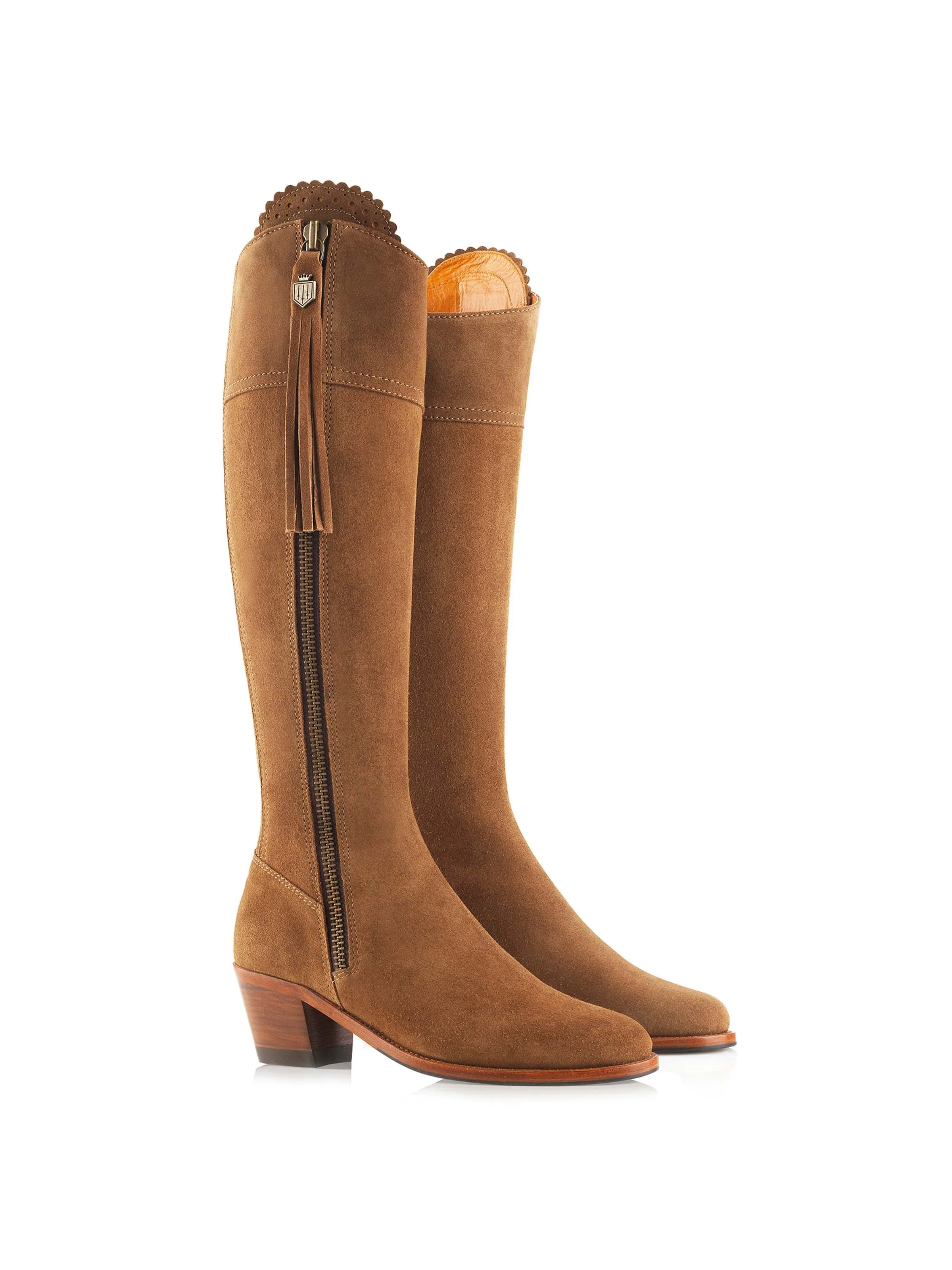 Heeled Regina Petite (Regular Fit) - Tan Suede
