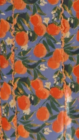 Nova Maxi Skirt - Orange Print