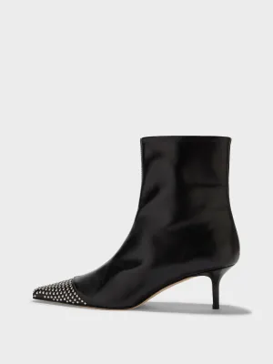 Roe Mini Stud Leather Ankle Boots