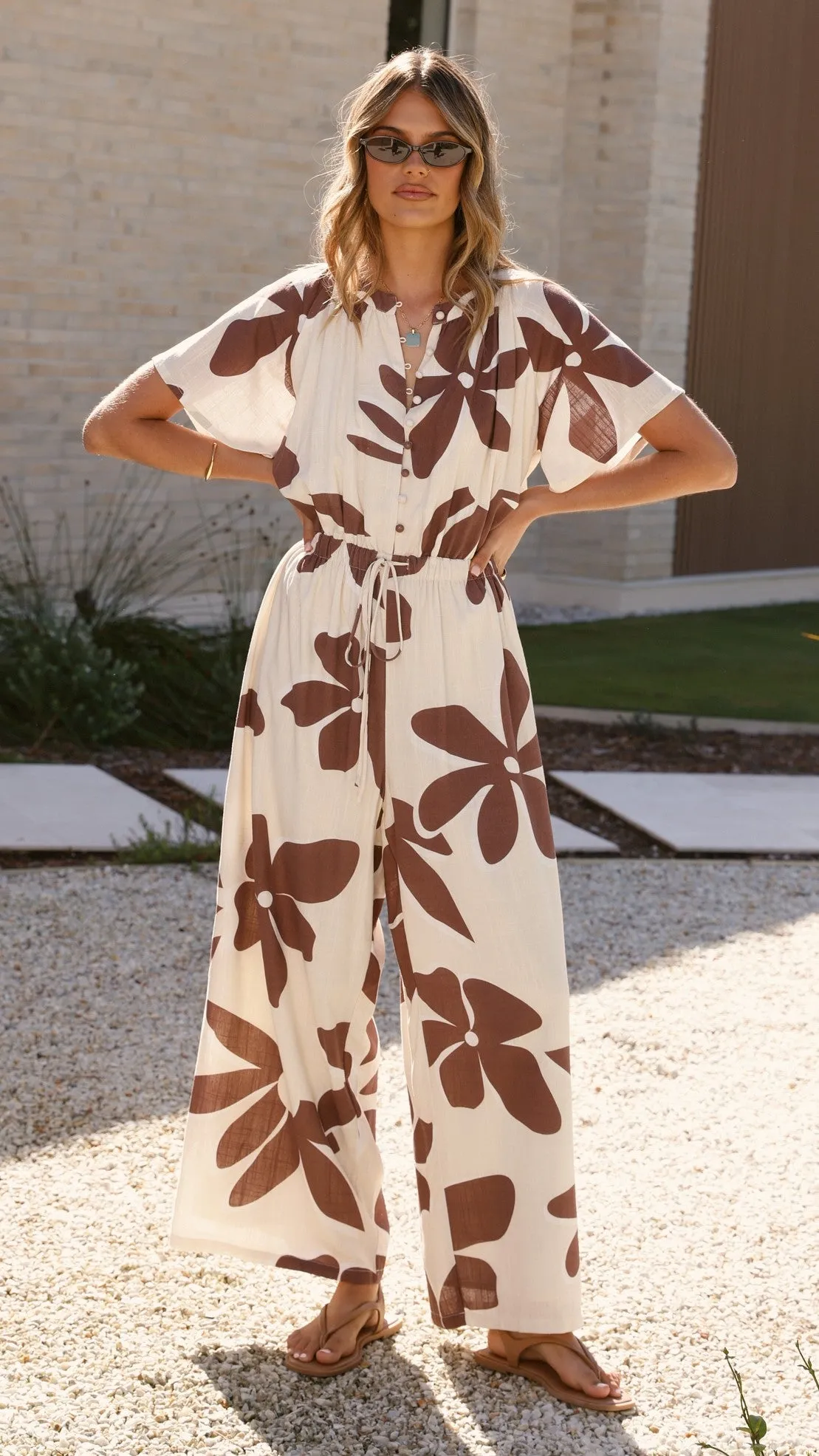Santorini Jumpsuit - Belle Femme