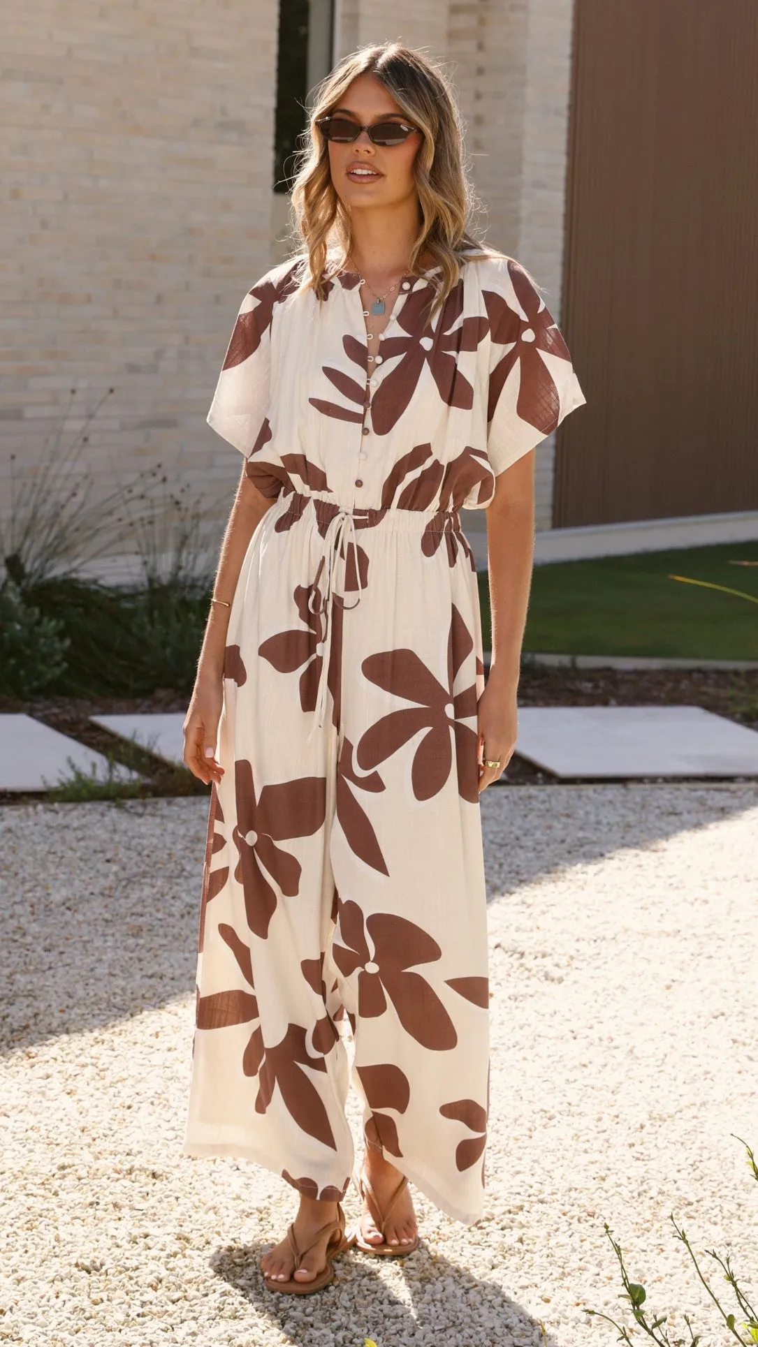 Santorini Jumpsuit - Belle Femme