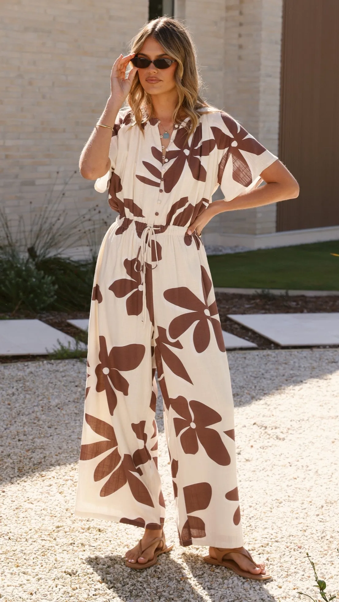 Santorini Jumpsuit - Belle Femme