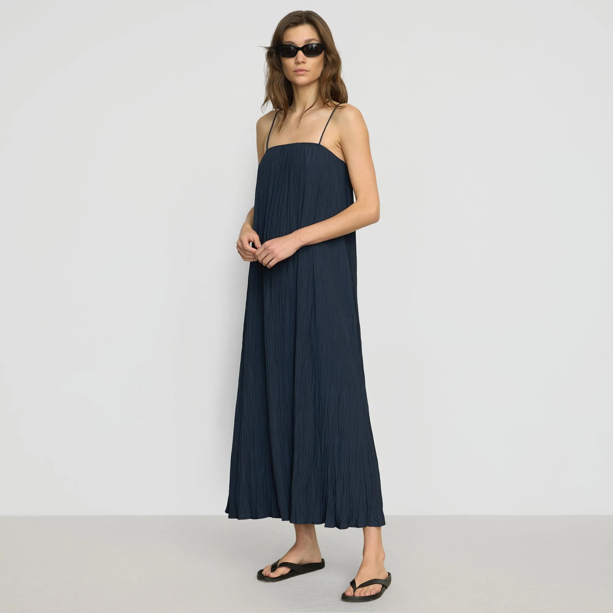 Solange Crinkled Maxi Dress