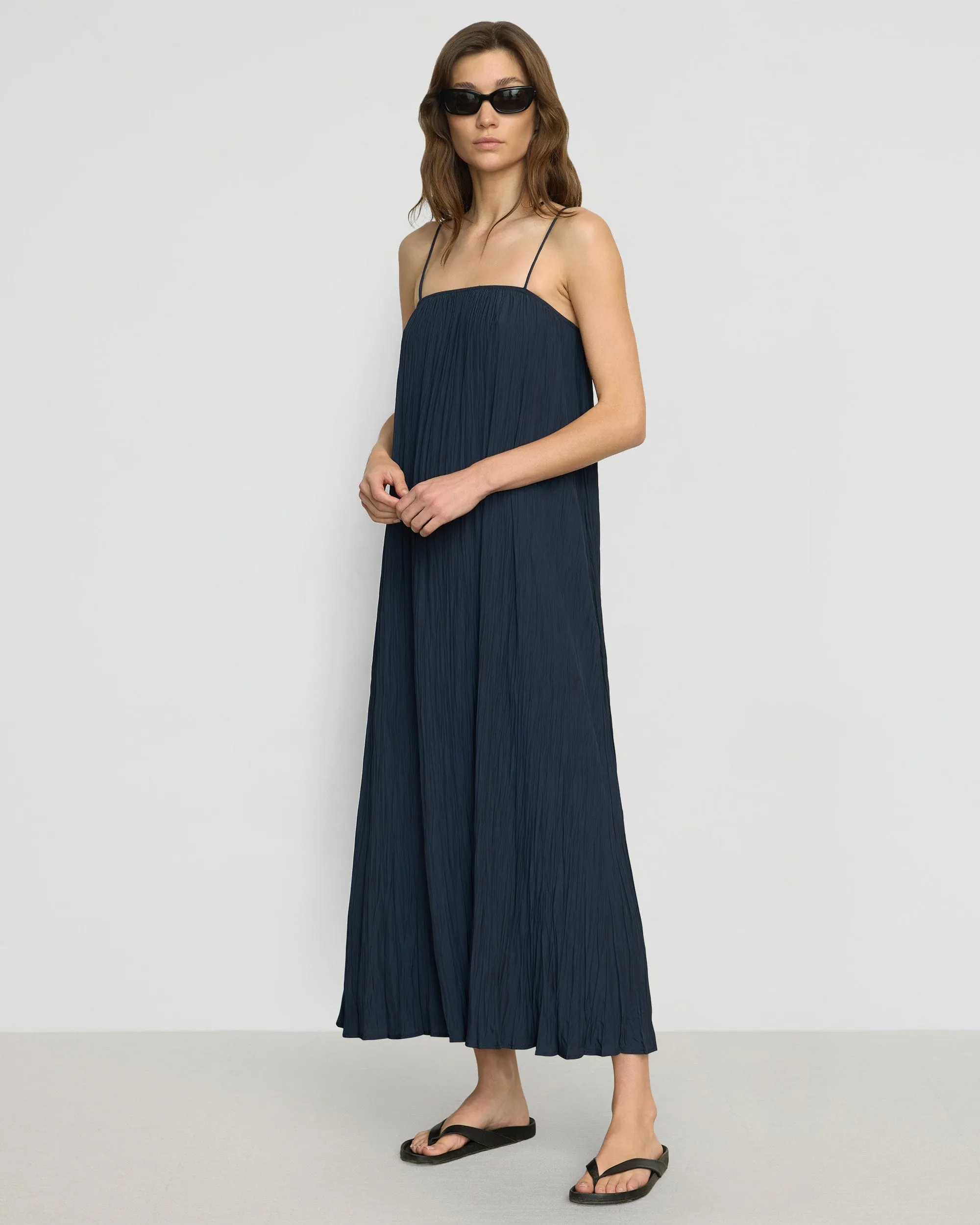 Solange Crinkled Maxi Dress