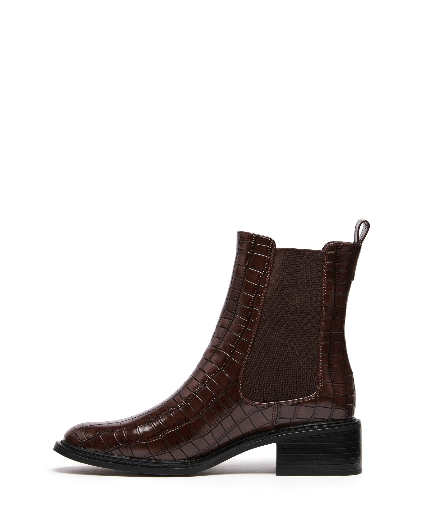 Stable Ankle Boot Chocolate Croc