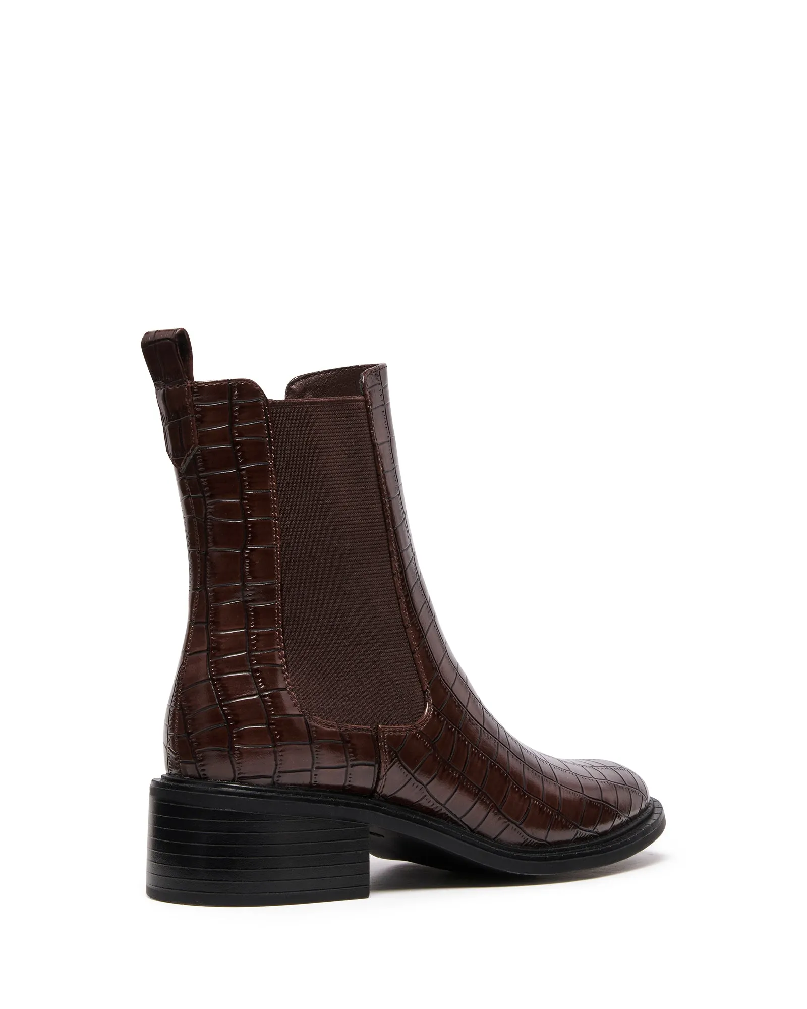 Stable Ankle Boot Chocolate Croc