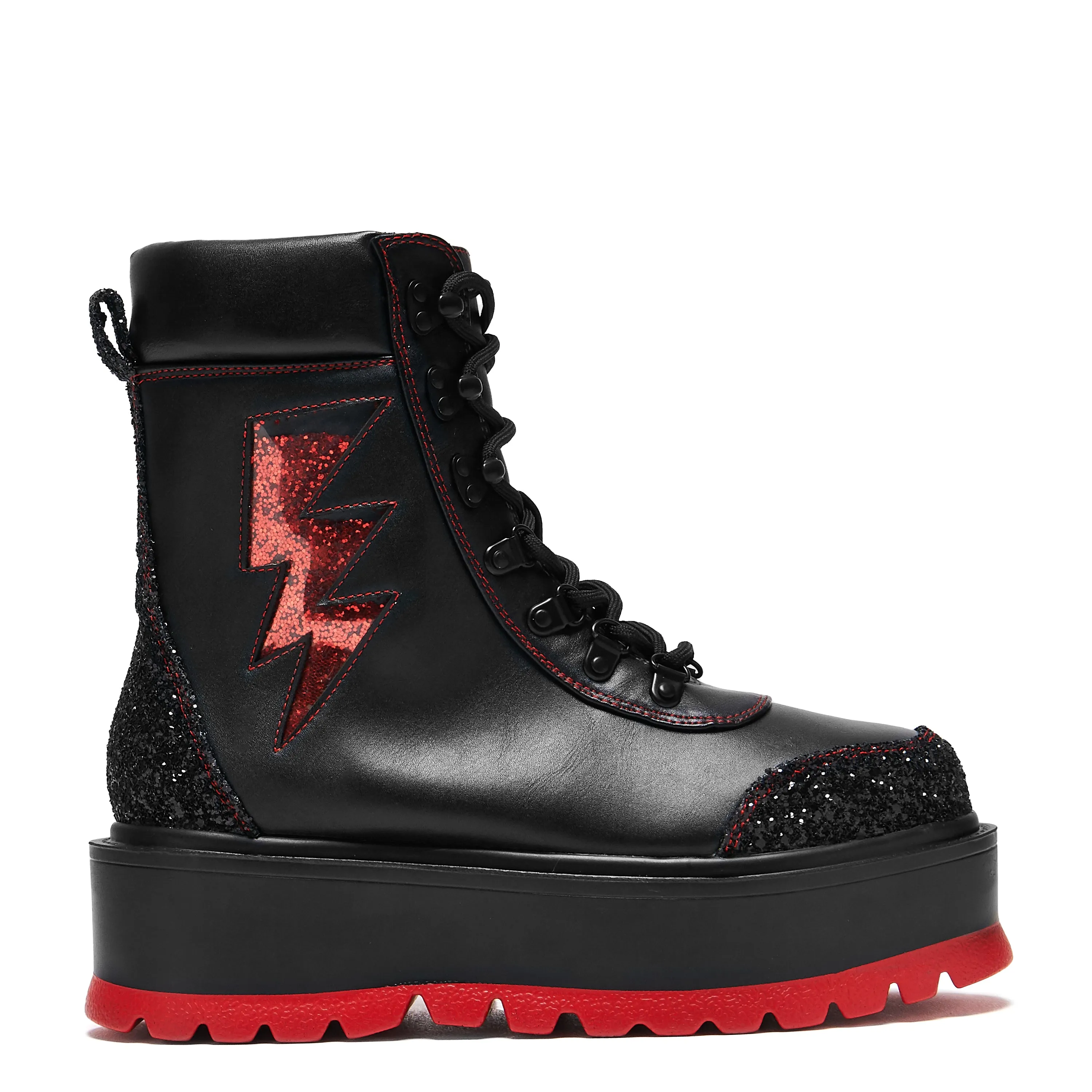The Time Warp Platform Boots - Black