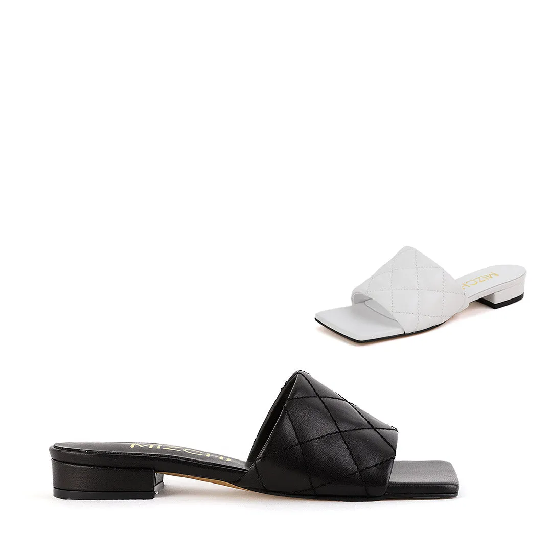 *UK size 1 - Aqui - white, 2cm heels
