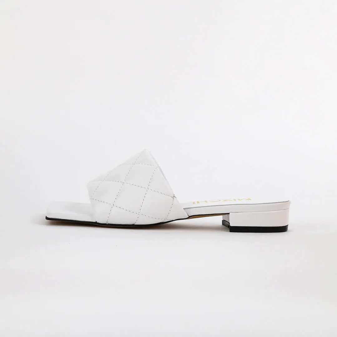 *UK size 1 - Aqui - white, 2cm heels